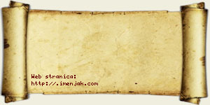 Andjelina Sibinović vizit kartica